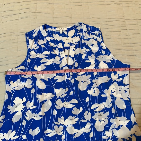CHAUS Sleeveless Polyester Top XL - Picture 3 of 4
